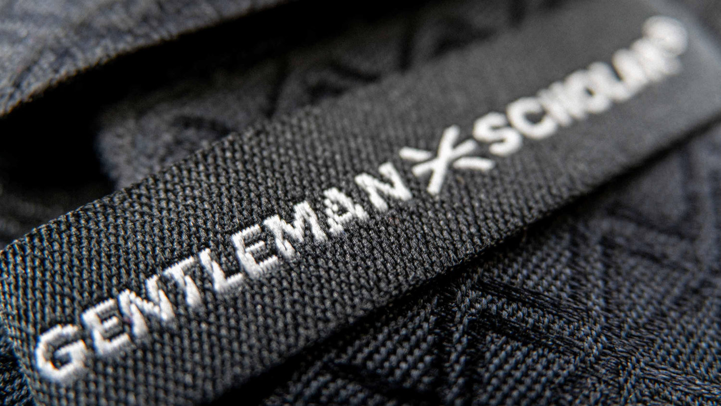 INKOGNITO® Black Straight Tie - Gentleman Scholar®