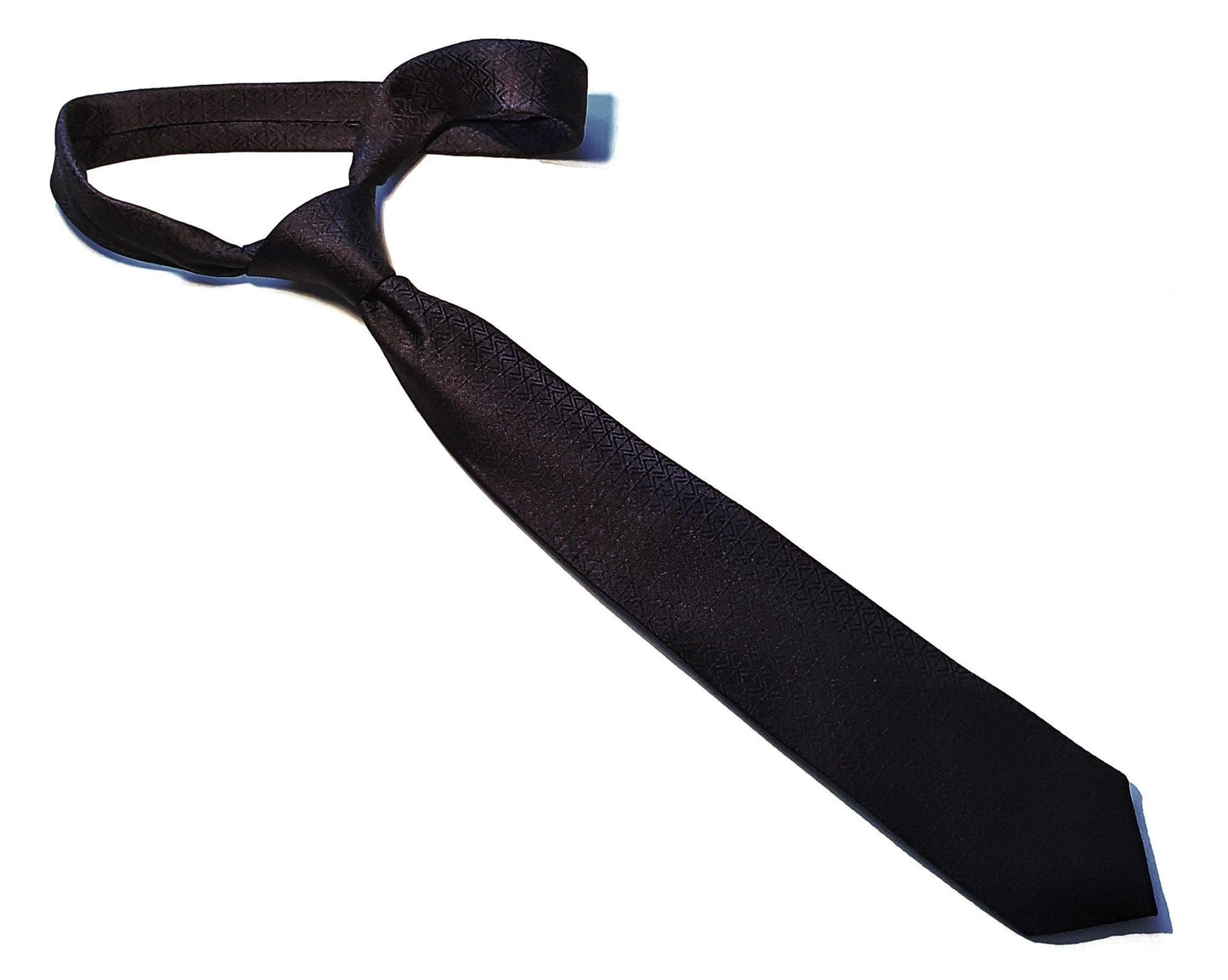 INKOGNITO® Black Straight Tie - Gentleman Scholar®