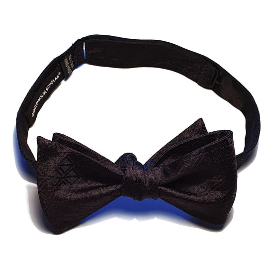 INKOGNITO® Black Bow Tie - Gentleman Scholar®